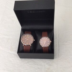 Jewelry His & Hers Watches by Steve Madden with  town color band